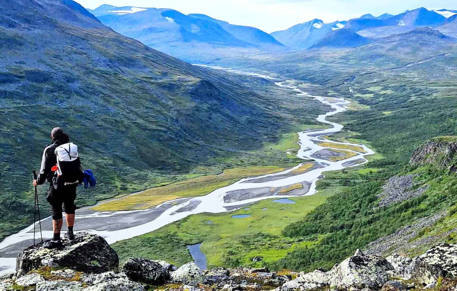 Rapadalen i höstfärger under Gröna Bandet